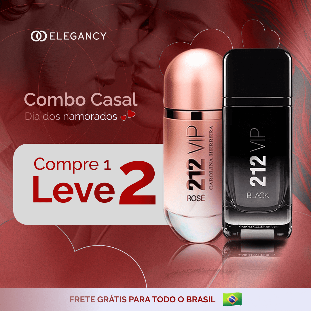 Combo Casal l 212 VIP Black e 212 VIP Rosé [100mL] - Useizibr