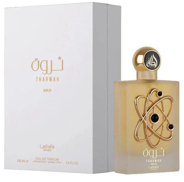 Exclusivo: Perfume Árabe Tharwah Gold Lataffa (100ML) - Ultimas Unidades + Entrega Gratis - Useizibr